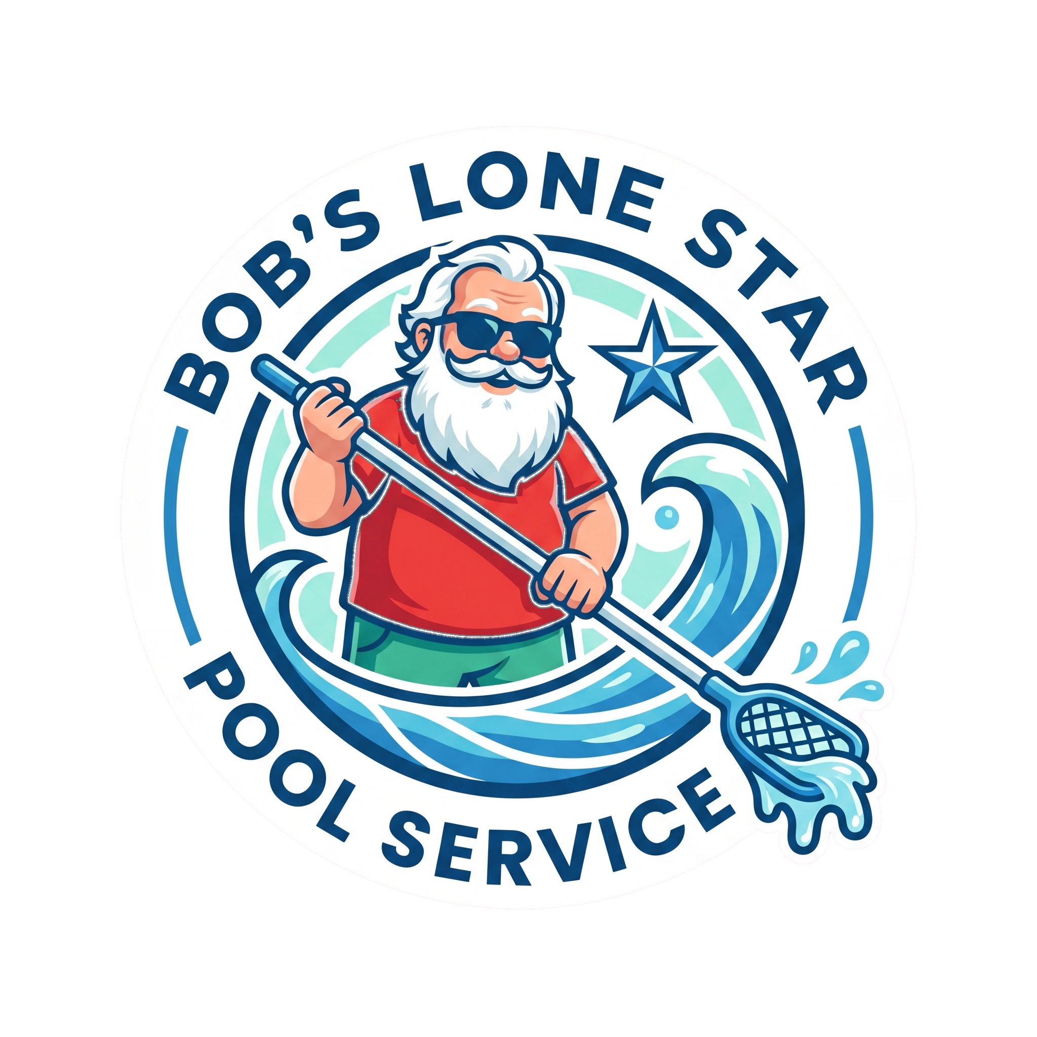 Bob’s Lone Star Pool Service logo